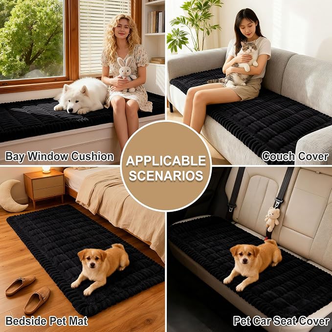 Couch Cover for Dogs, Washable Non Slip Plush Flannel Sofa Protector | Thick - Image 4