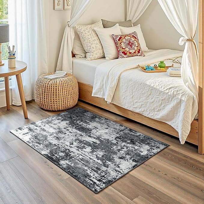 RELEANY Washable 3'x5' Abstract Area Rug - Image 3