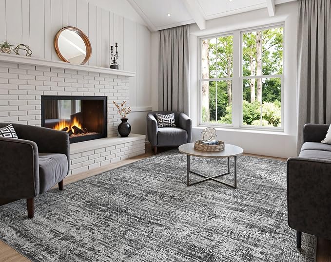 UERMEI 9x12 Area Rug Living Room Rugs - Image 9