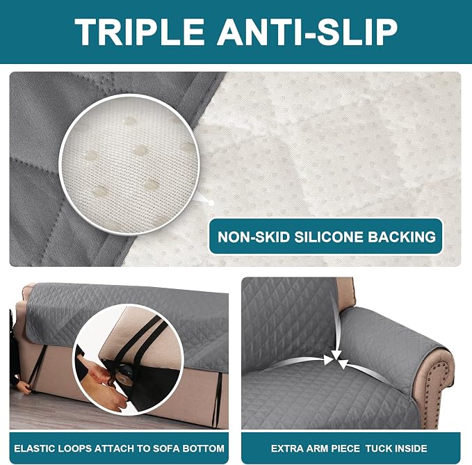 Turquoize 100% Waterproof Couch Cover Sofa Covers - Image 4