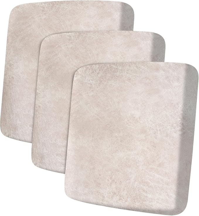 ANARACHON Leather Look Couch Cushion Covers Sofa Seat Slipcovers Sets Couches by ANARACHON