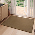 Indoor Door Mat Entryway Rug Non Slip Washable Dark Brown 2x3 ft | Front Entry by YDKGL