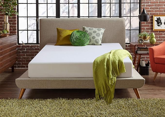 Live and Sleep Classic 12 Inch Medium Firm Memory Foam Mattress - Bed in a Box with Firm Body Support, CertiPUR Certified - RV Short Queen Size