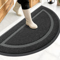 OLANLY Half Circle Front Door Mat Outside 47x23 All-Season Rubber Doormat | by OLANLY