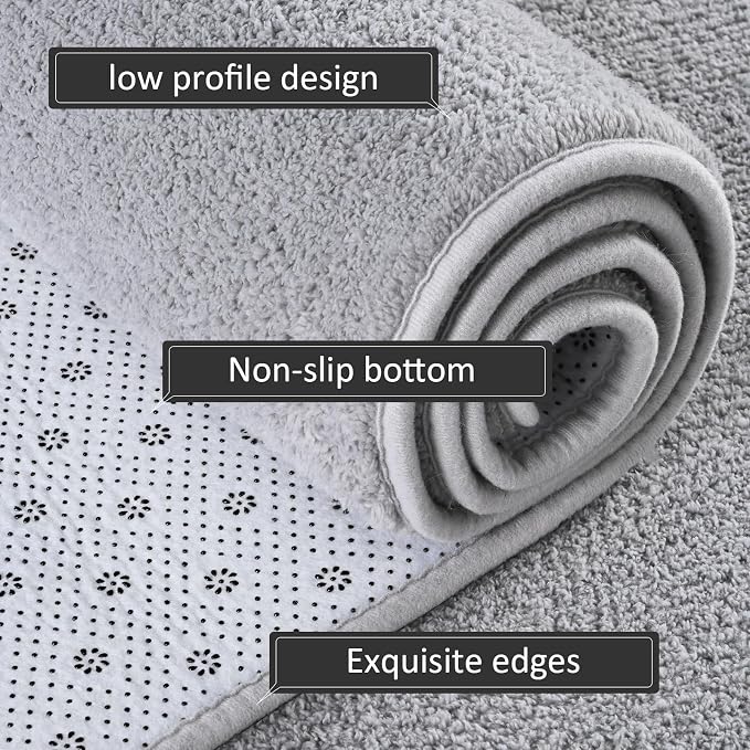 6x9 Area Rugs for Living Room Non Slip Dorm Bedroom Rug, Minimalist Washable - Image 6