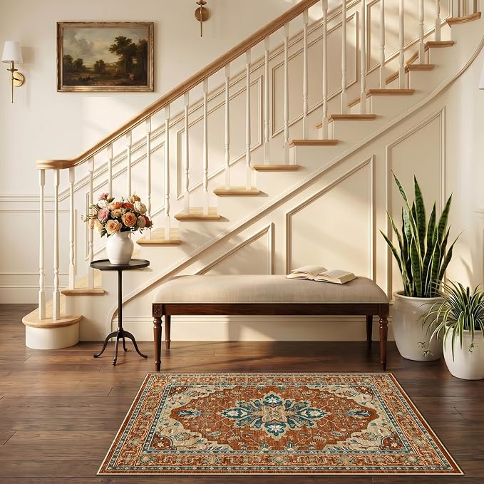 RELEANY Washable Area Rug, Small 2'6"x4', Water Repellent, Pet Friendly - Image 2