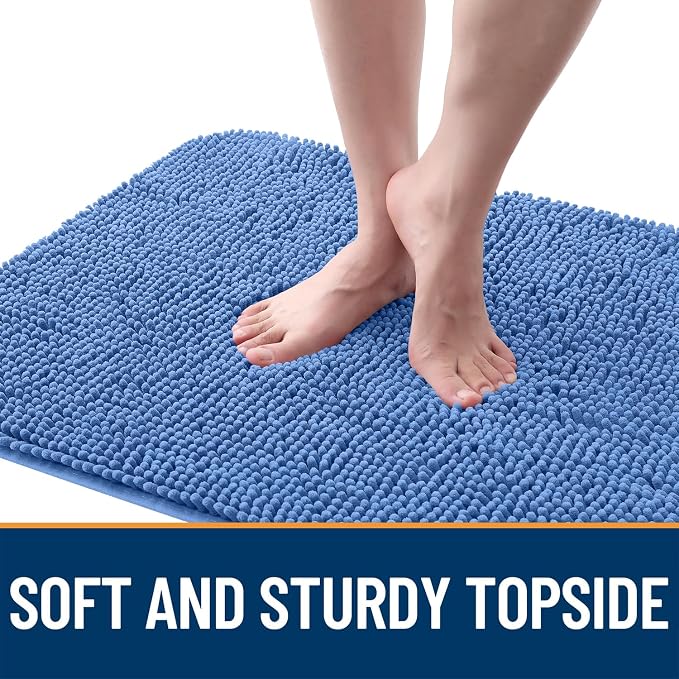 OLANLY Dog Door Mat for Muddy Paws 34x21, Super Absorbent Chenille Mud Mat | - Image 4