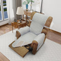 Reversible Chair Covers for Recliner Oversized, Light Grey | Recliner Oversized by LuxshareHome