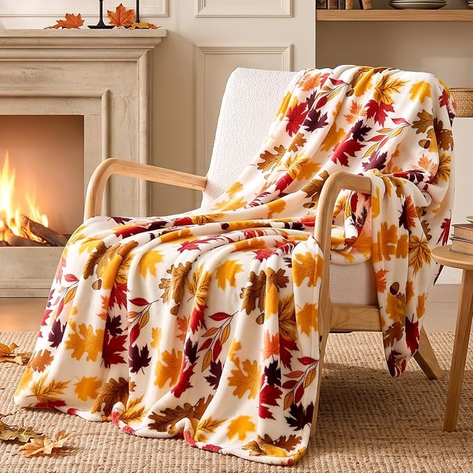 BEDELITE Fleece Blanket Soft Fall Throw by BEDELITE