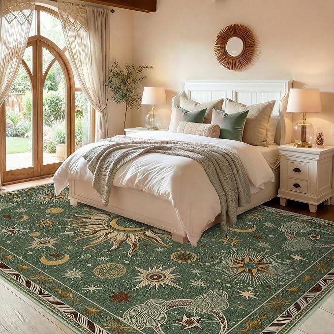 Vacuum-Friendly, 9x12 Washable Area Rug - Image 4