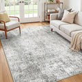 RELEANY Washable 5'x7' Abstract Area Rug by RELEANY