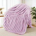Exclusivo Mezcla Striped Fleece Throw Blanket by ExclusivoMezcla