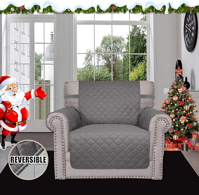 Easy-Going Reversible Couch Cover, Small Chair, Water Resistant Furniture Mat - Image 2