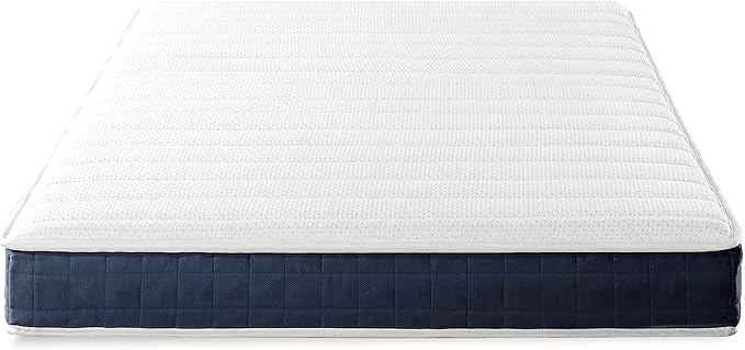 Mellow 8 Inch RENA Pocket Spring Mattress with Green Tea Memory Foam, King,Navy