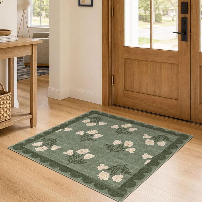 3x3 Square Entryway Rug by Othilic