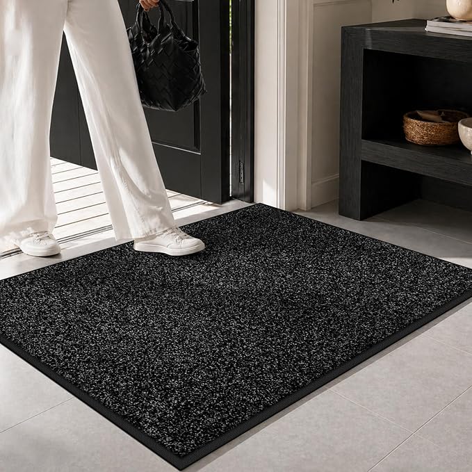 Super Absorbent Front Door Mat, Non-Slip Washable Indoor Doormats, Low Profile - Image 2