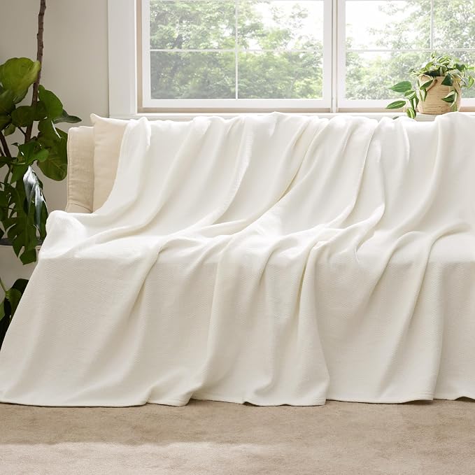 Bedsure GentleSoft 100% Cotton Blanket Twin XL Size - Image 5