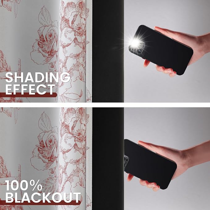 SimpleHome 100% Blackout Curtains - Image 4