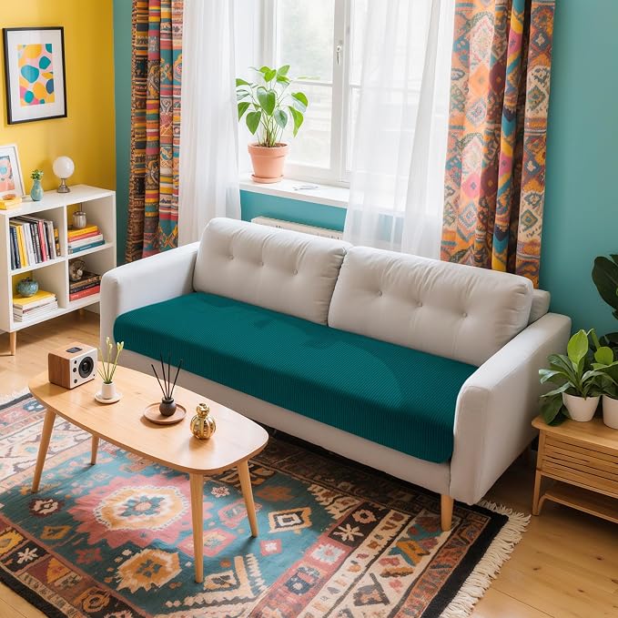 Hokway Couch Cushion Covers Stretch Cushion Covers Sofa Seat Cushion Slipcover - Image 2
