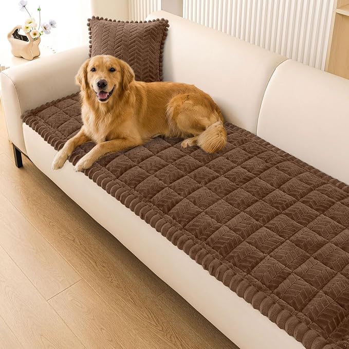 Smiry Couch Cover for Dogs, Non Slip Fuzzy Pet Sofa Covers Washable | Sofa by Smiry
