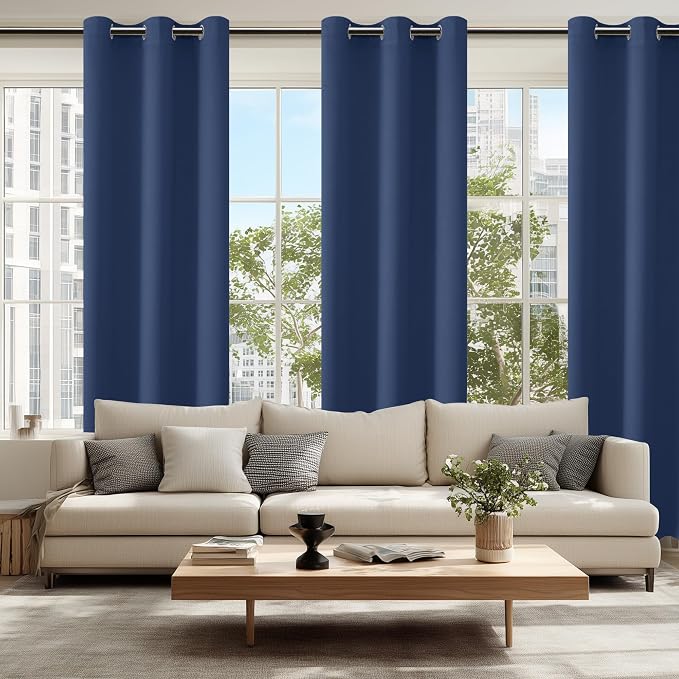 Blackout Curtains for Bedroom, 42 x 84 Inches Long, 2 Panels | Thermal - Image 6