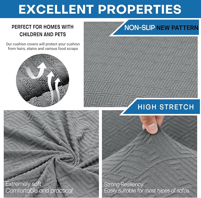XINEAGE 2026 New 3 Pieces Couch Covers - Image 5