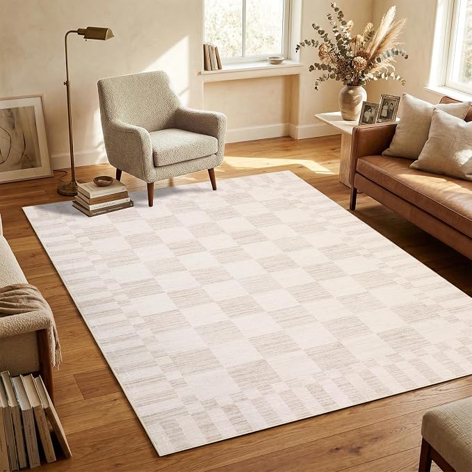GarveeHome Checkered Rug 3x5 Area Rugs - Image 4
