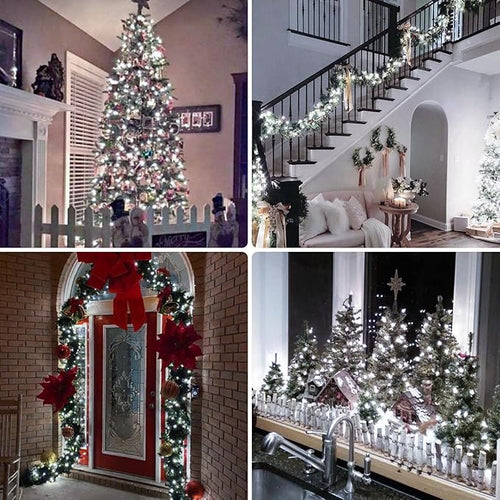 100 LED Fairy Lights Battery Operated with Remote, 33FT Waterproof Twinkle Lights with Timer & 8 Modes, Fairy String Lights Outdoor Indoor for Bedroom Classroom DIY Christmas Decor (Cool White)