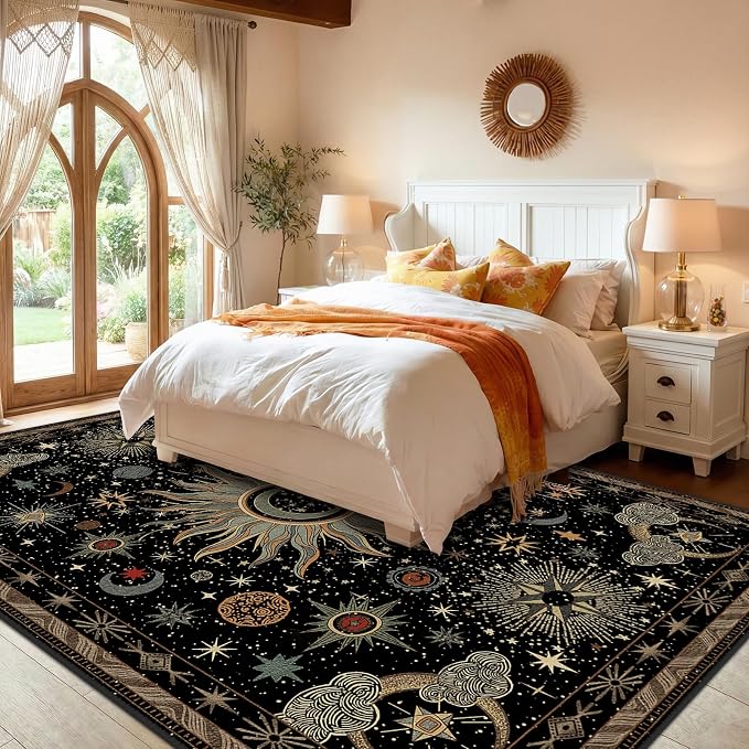 Vacuum-Friendly, 9x12 Washable Area Rug - Image 3
