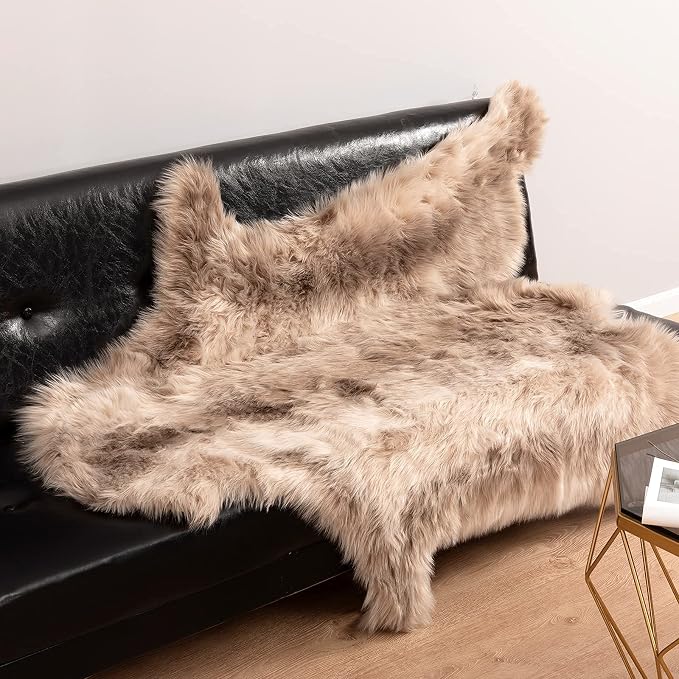 Carvapet 4x5 Faux Reindeer Hide Rug - Image 6