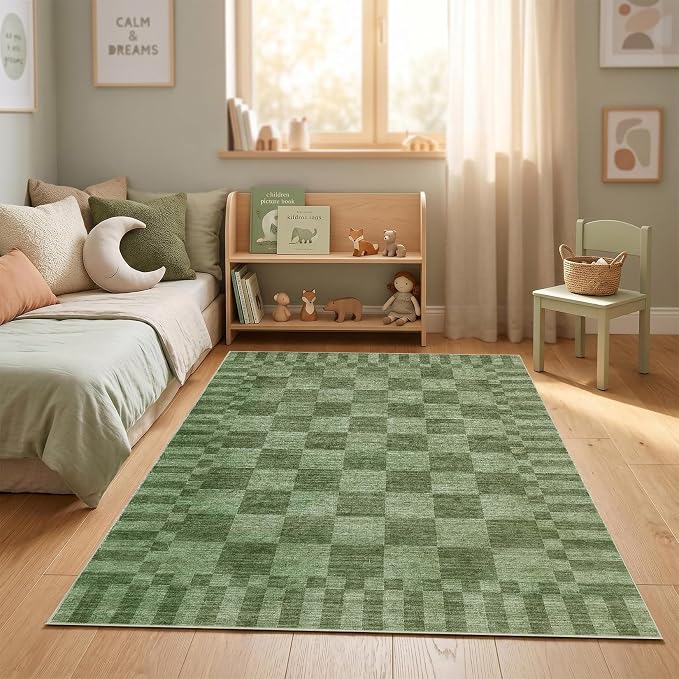 GarveeHome Checkered Rug 3x5 Area Rugs - Image 2