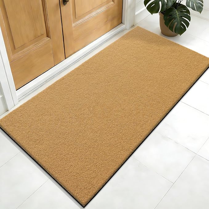 OLANLY Front Door Mat, Low Profile Doormat, Stain and Fade Resistant, by OLANLY