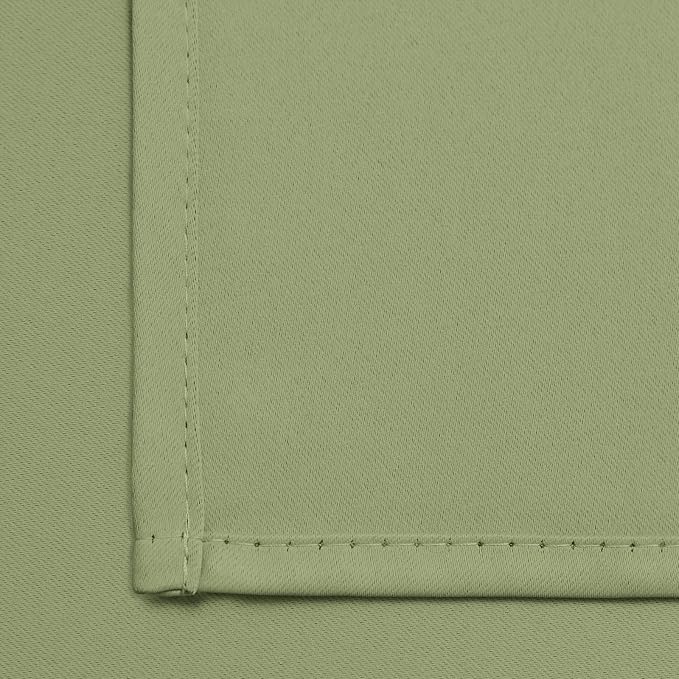 Yakamok Room Darkening Curtains 62x84 inch Length Sage Green-Living Room | 2 - Image 6