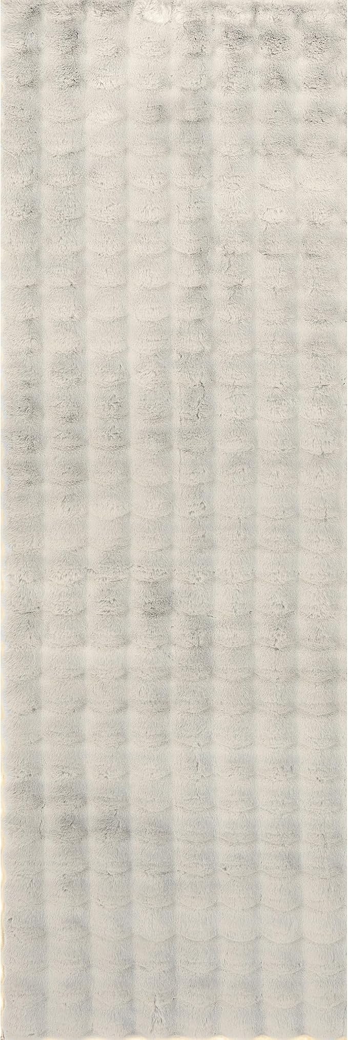 nuLOOM Jeni Grey Checkered Washable Runner Rug - Image 5