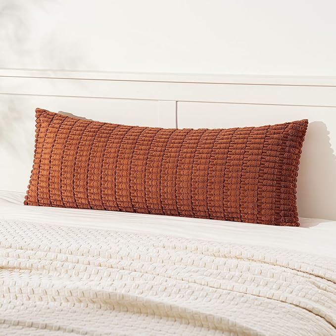 MIULEE Fall Lumbar Corduroy Throw Pillow Cover by MIULEE