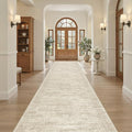 Soalmost Washable 3x16 Hallway Runner Rug Non-Slip Kitchen Entry Rugs Beige | by Soalmost