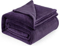 Bedsure GentleSoft Purple Fleece Blankets King Size by Unknown