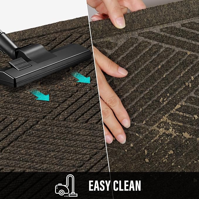 Sturdy Front Door Mat, Absorbent Muddy Dirt Resist Welcome Door Mats Outdoor - Image 7
