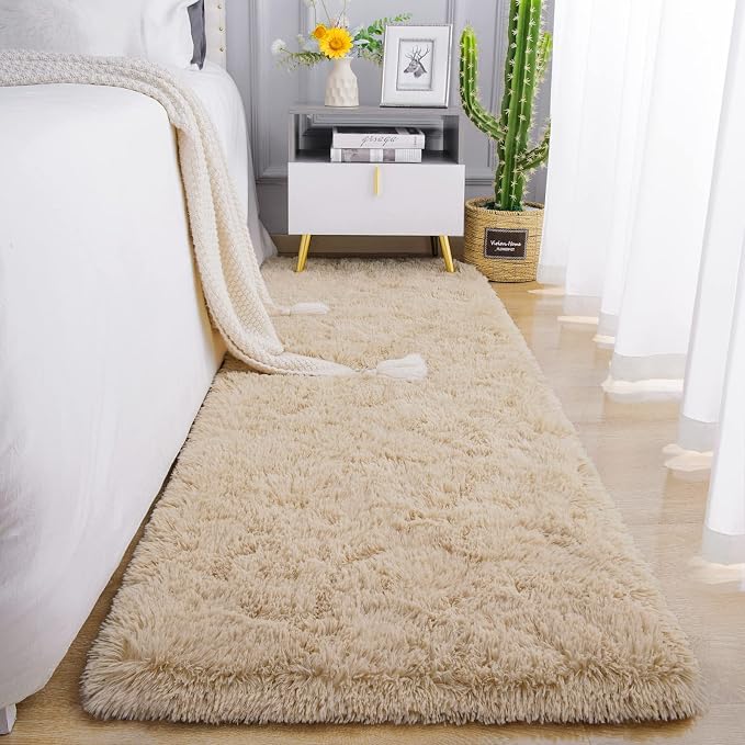 Chicrug Soft Runner Rugs for Bedroom Living Room Plush Fluffy Rug 3x8 | Shag by ChicrugHomeDecor