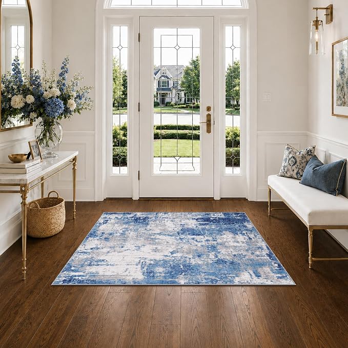 RELEANY Washable 3'x5' Abstract Area Rug - Image 8