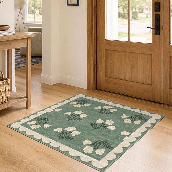 3x3 Square Entryway Rug by Othilic