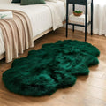 MIULEE Fluffy Area Rug 3x5 ft Faux Fur Sheepskin Rug by MIULEE