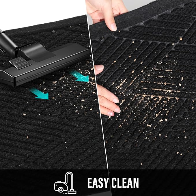 Sturdy Front Door Mat, Absorbent Muddy Dirt Resist Welcome Door Mats Outdoor - Image 7