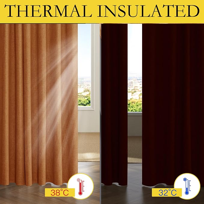 NICETOWN 100% Blackout Curtains - Image 6