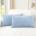 CaliTime Decorative Couch Throw Pillow Covers 26 X 16 Inches Baby Blue | Pack by CaliTime