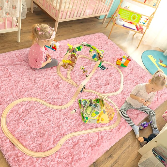 LOCHAS Area Rugs Fluffy Living Room Carpets - Image 4