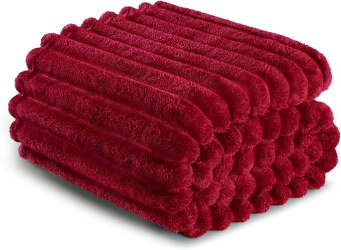 Exclusivo Mezcla Striped Twin Size Fleece Blanket - Image 8