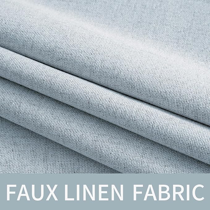 MIULEE 100% Blackout Linen Curtains - Image 5