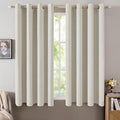 MIULEE 100% Blackout Linen Curtains by MIULEE