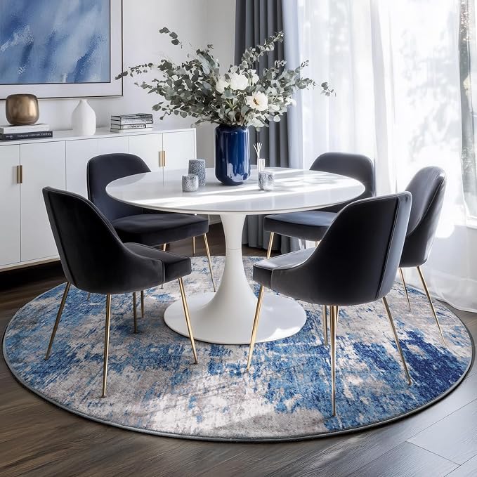 RELEANY Washable Round 6ft Area Rug - Image 3